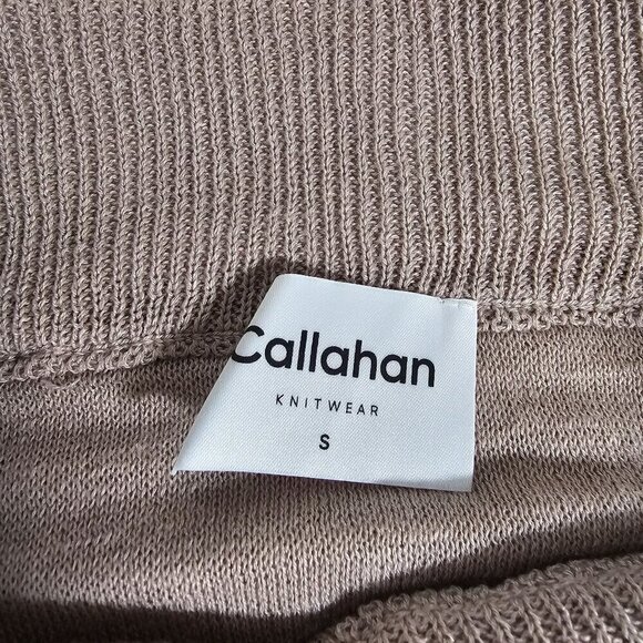 Callahan Knitwear Genny Skirt Electric Purple Brown Cotton Women's Small NWT‎ - Picture 5 of 11